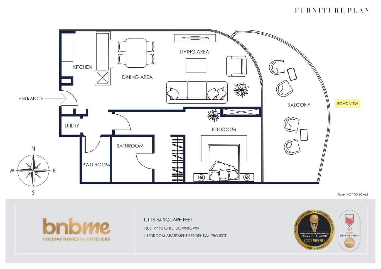 Bnbmehomes - 1 Bed - Seconds To Dubai Mall - 1106 Экстерьер фото